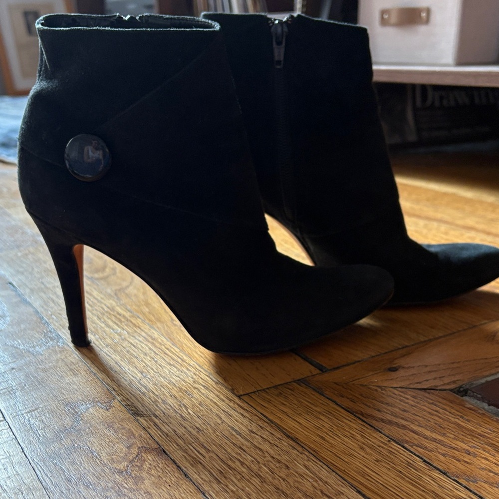 Stiletto Black Ankle Boots